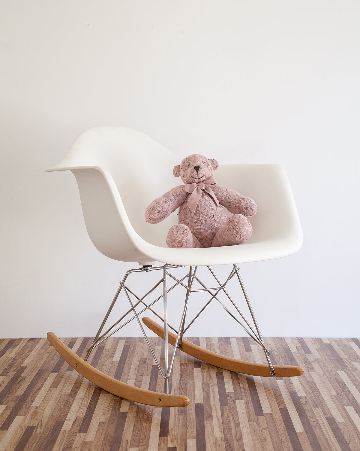 Plush CABLE KNIT TEDDY BEAR Mint