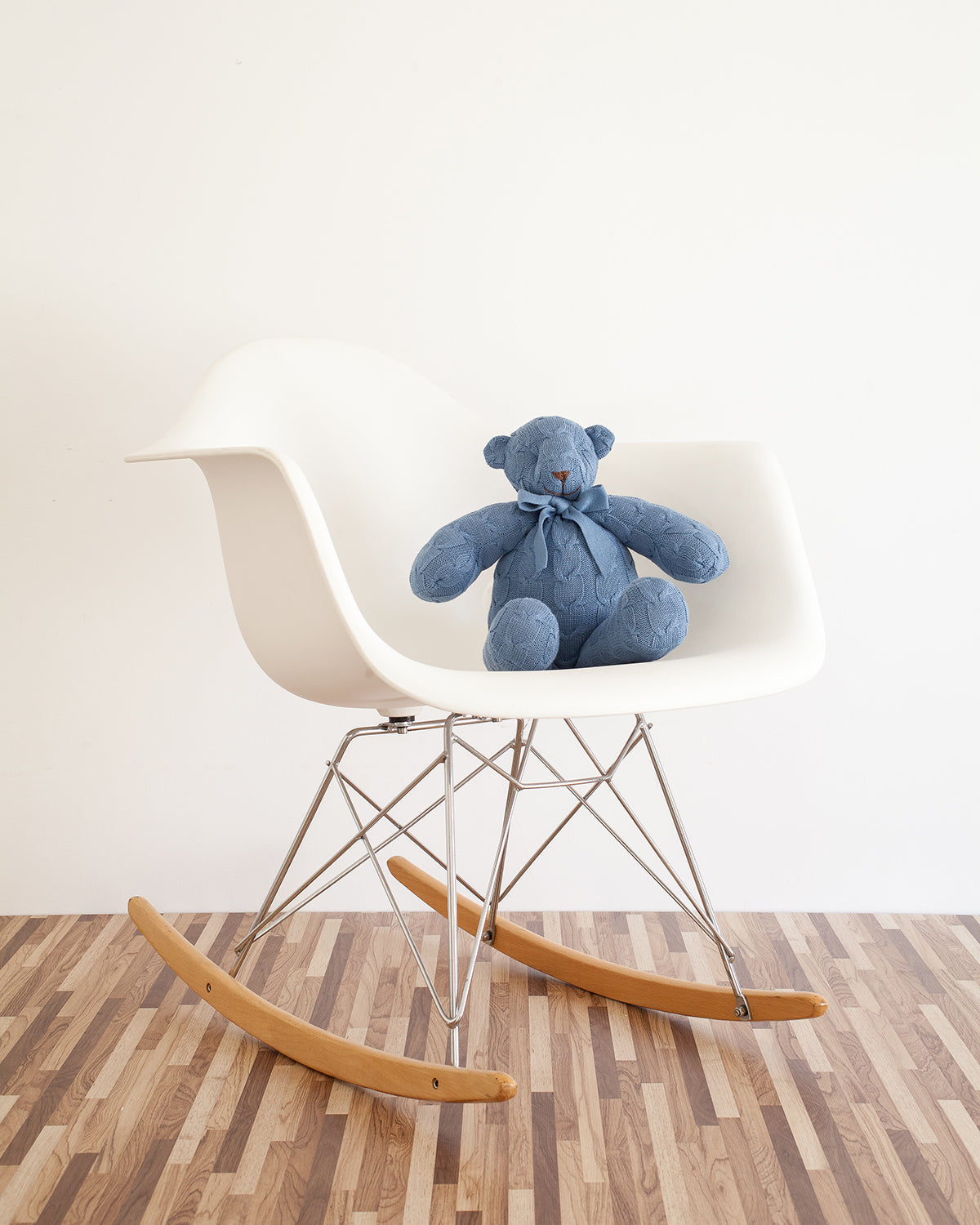 Plush CABLE KNIT TEDDY BEAR Mint