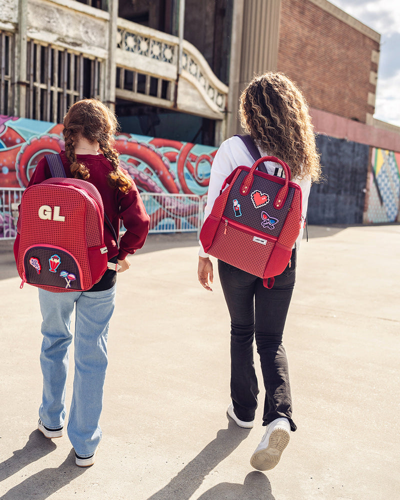 Light Plus Nine Backpack STUDENT Multi Rose with Nimix Good Vibes Set