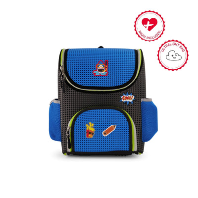 Light Plus Nine Student Backpack Electric Blue with Nimix Cool Set