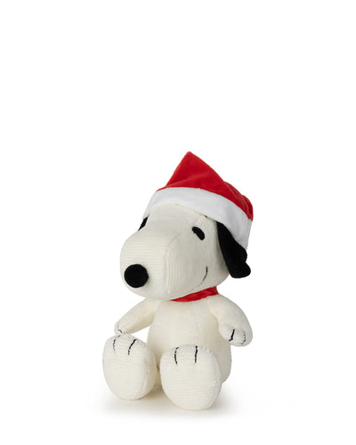 Bon Ton Toys Plush PEANUTS PEANUTS SNOOPY Sitting 7" and 7.5"  With Christmas Hat