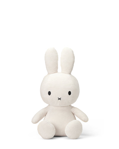 Bon Ton Toys Plush MIFFY Sitting Corduroy 20"  Offwhite