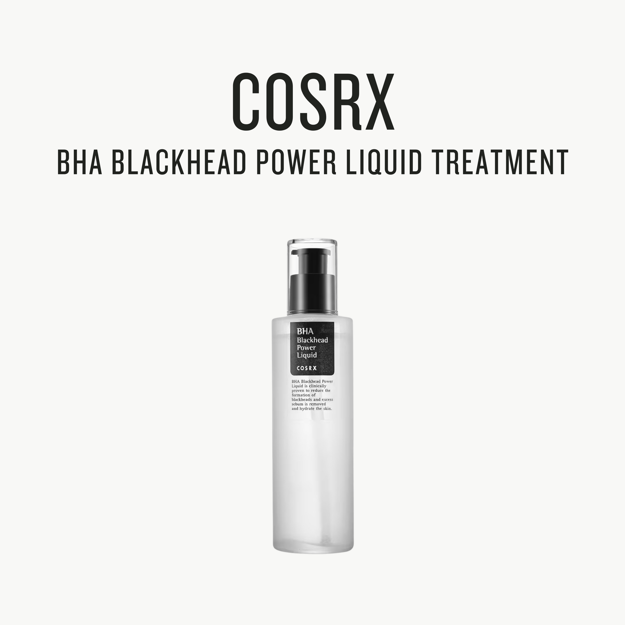[ COSRX ] BHA Blackhead  Power Liquid Treatment
