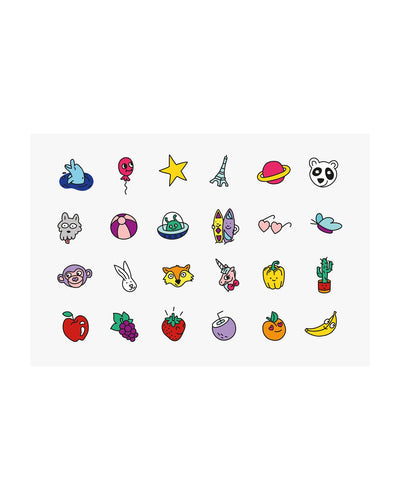 Nailmatic Nailpolish and Nail Sticker Set for Kids POP