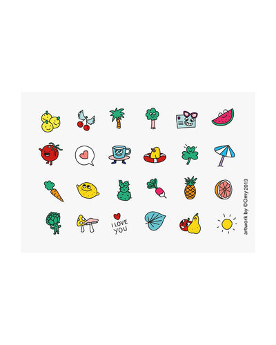 Nailmatic Nailpolish and Nail Sticker Set for Kids WOW
