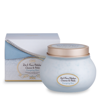 2 in 1 Face Polisher Mint 6.7oz (200mL)