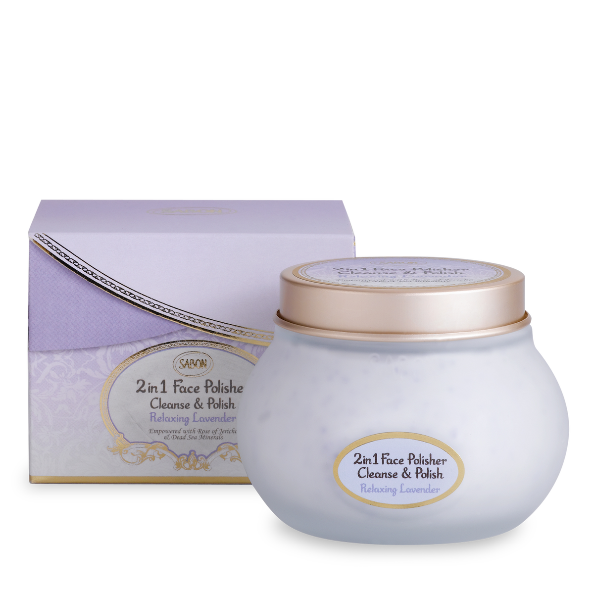 2 in 1 Face Polisher Lavender 6.7oz (200mL)