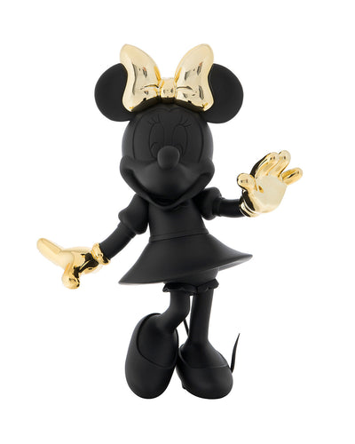 Minnie Mouse WELCOME Black & Gold 12"