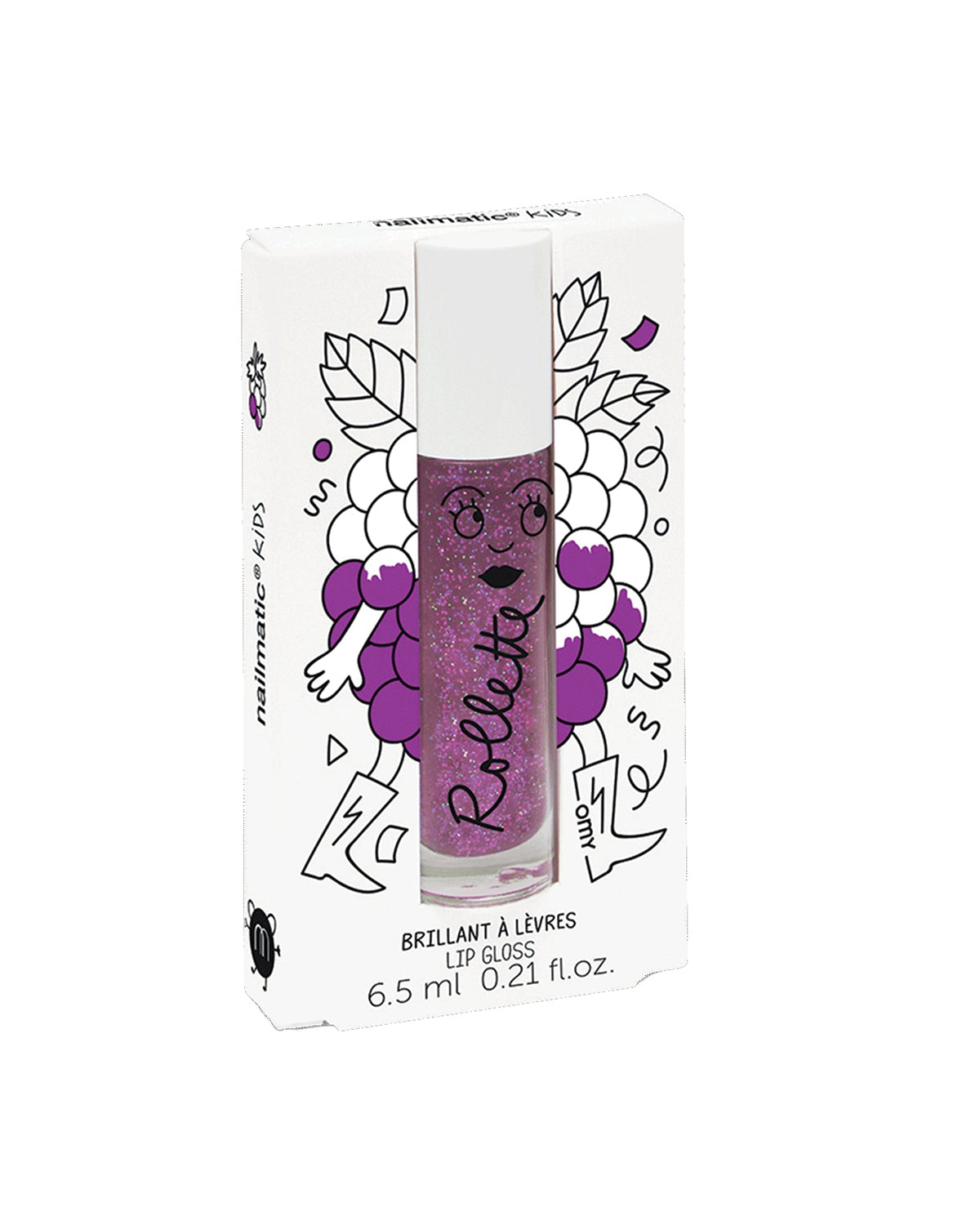 Nailmatic Lip Gloss for Kids BLACKBERRY