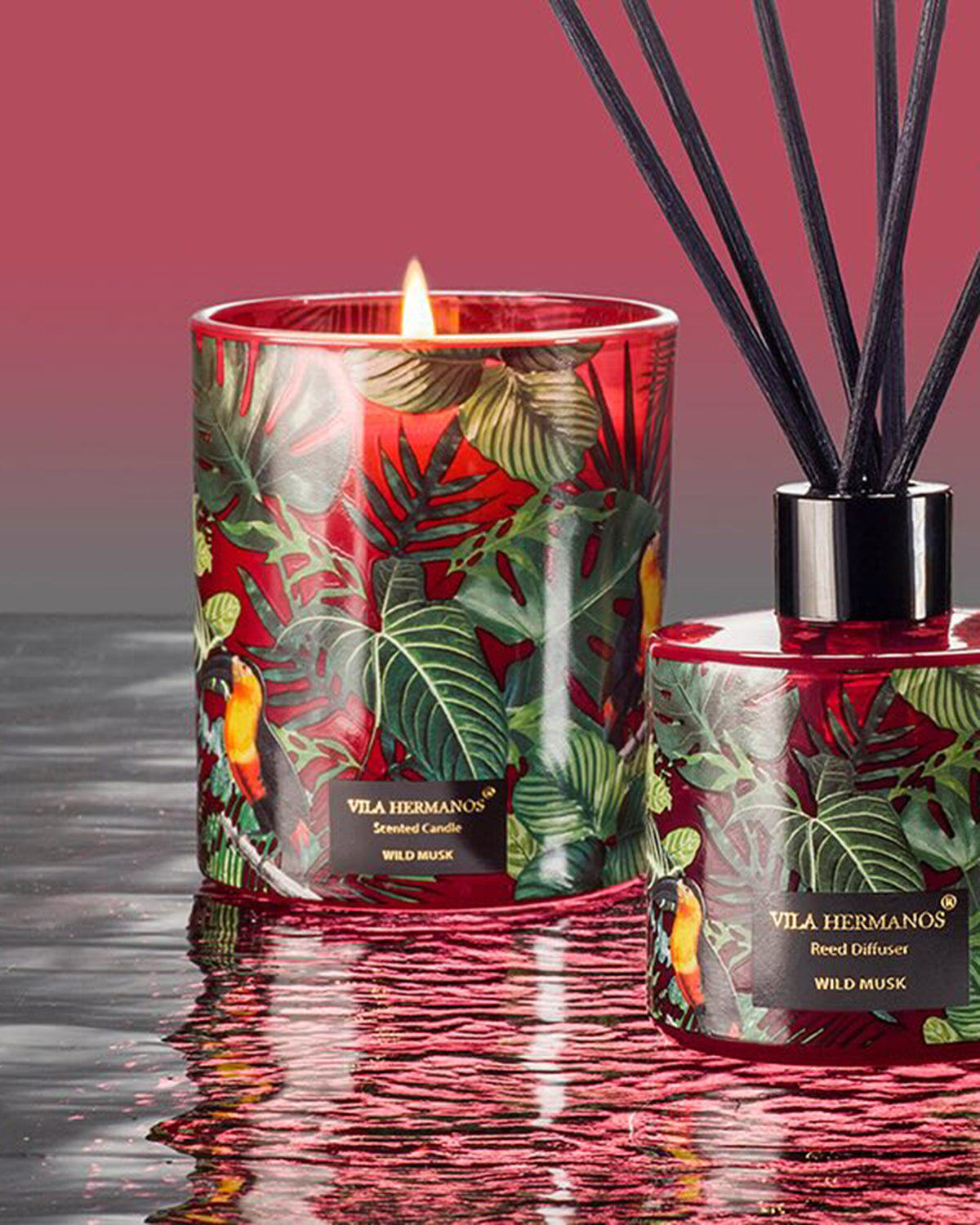 Candle in Jar JUNGLETOPIA WILD MUSK 650gr 4.92 diam. X 4.92 in