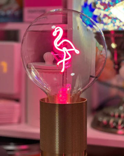 Bulb FLAMINGO Red with Base Table Lamp PORTABLE Pop Nomad