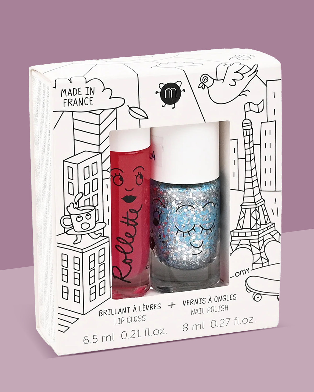 Nail Polish and Lip Gloss Set for Kids MAGIQUE