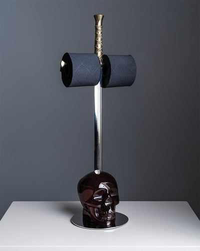 Toilet Paper Holder CRANIUM Red