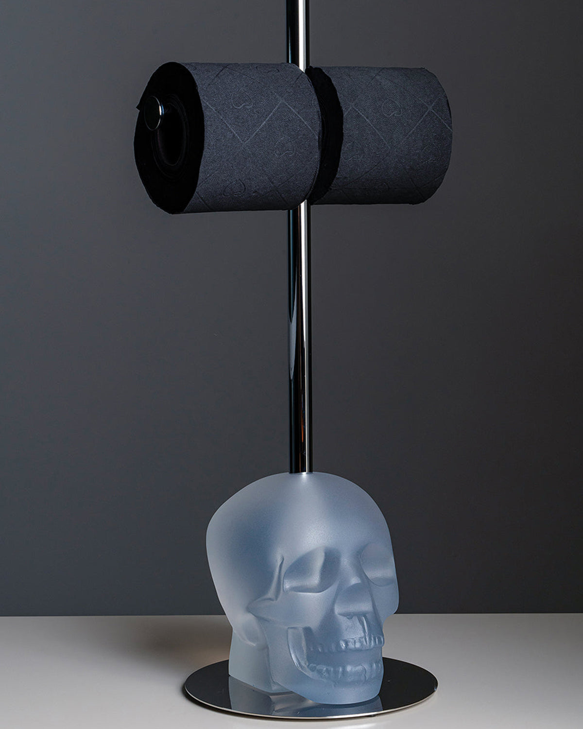 Toilet Paper Holder CRANIUM Clear