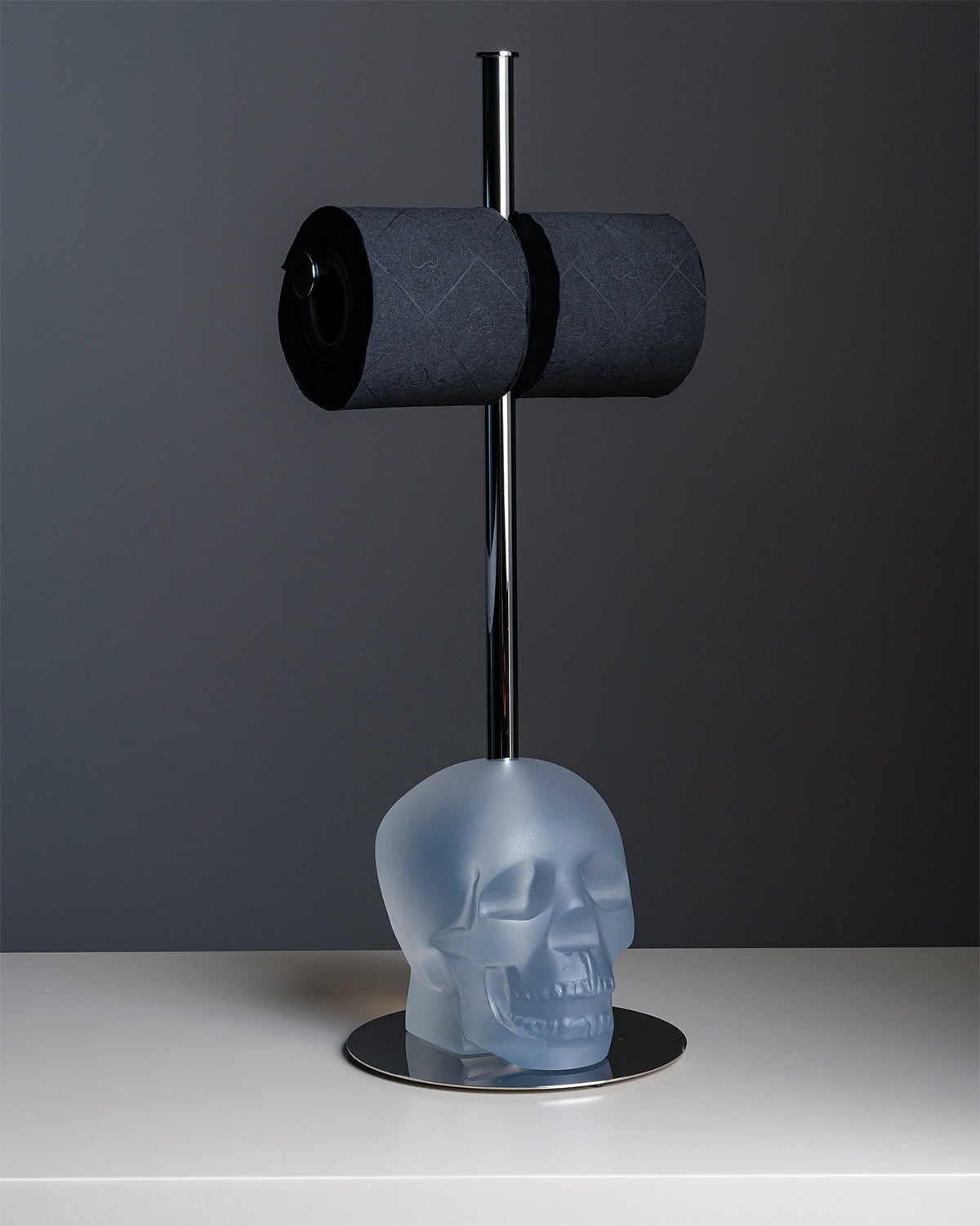 Toilet Paper Holder CRANIUM Clear