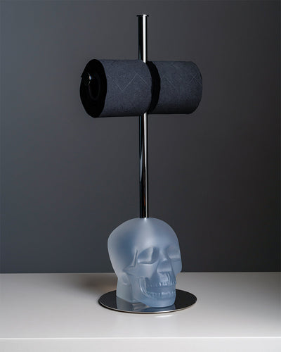 Toilet Paper Holder CRANIUM Clear