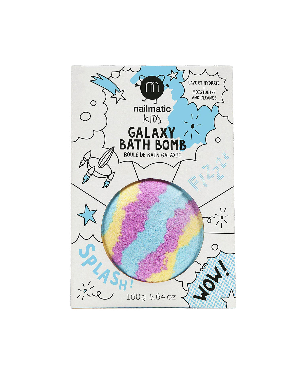 Nailmatic Bath Bomb for Kids GALAXY
