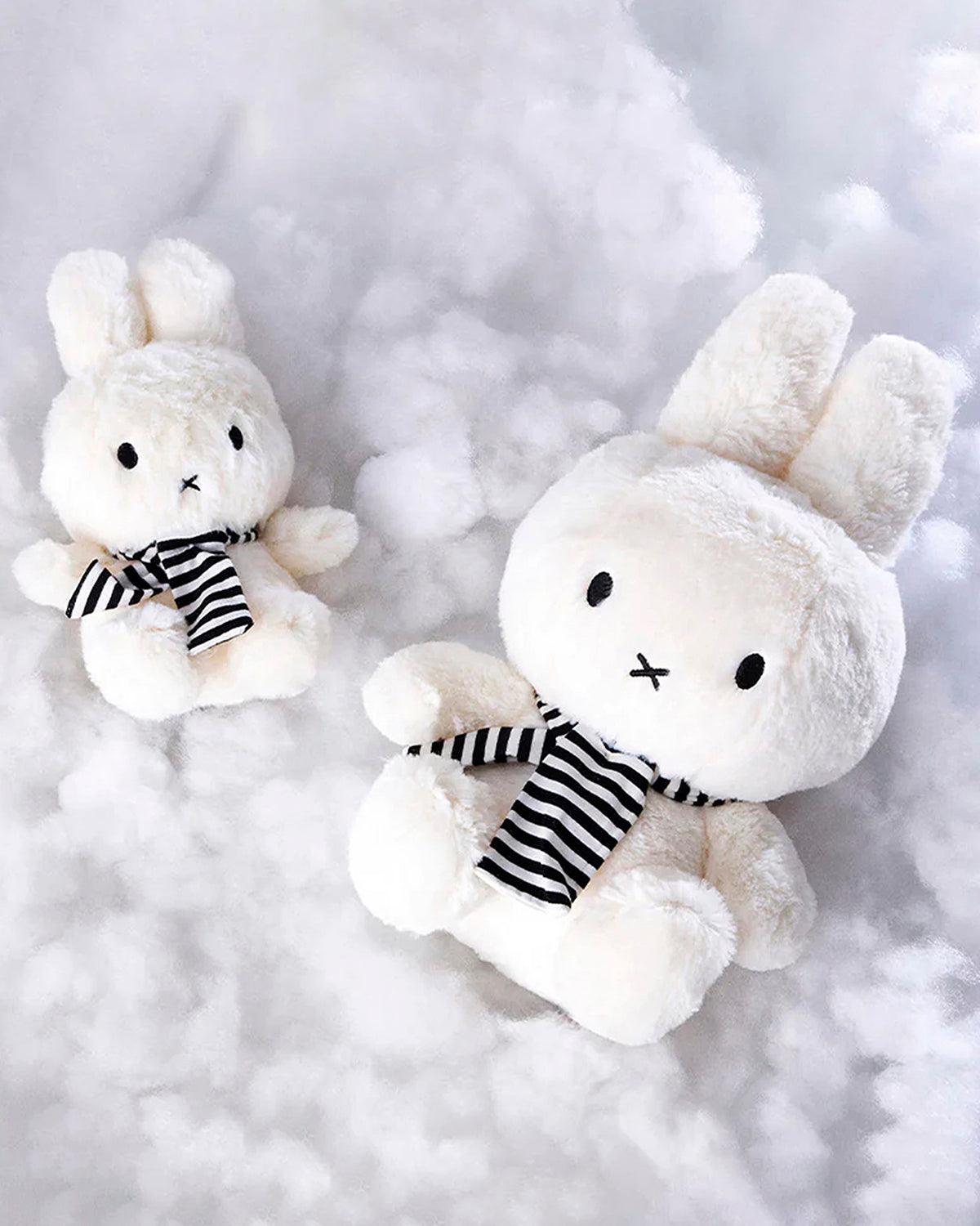 Plush MIFFY WITH SCARF White 13"