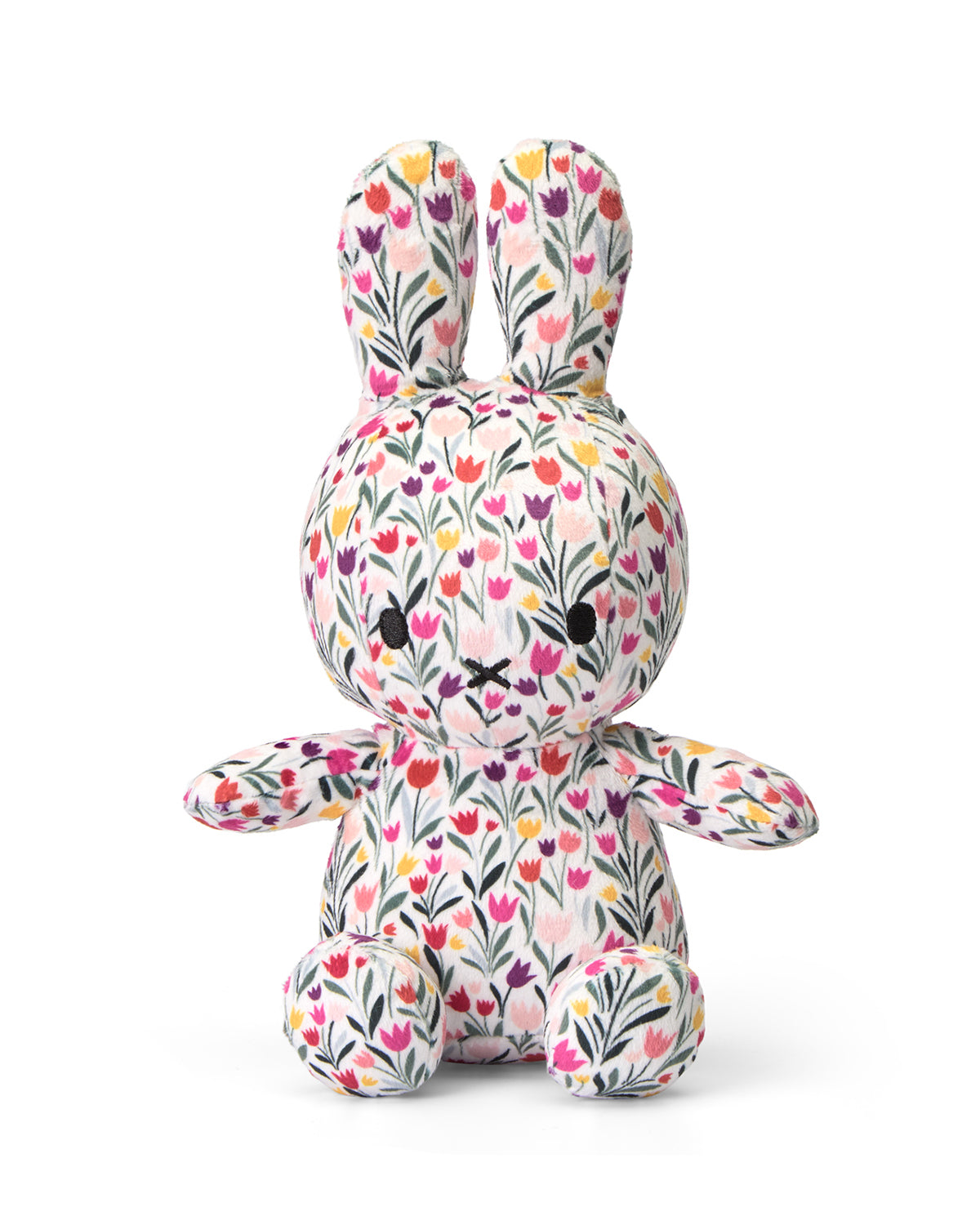 Plush Miffy Sitting All-Over Tulip White/Red  9"