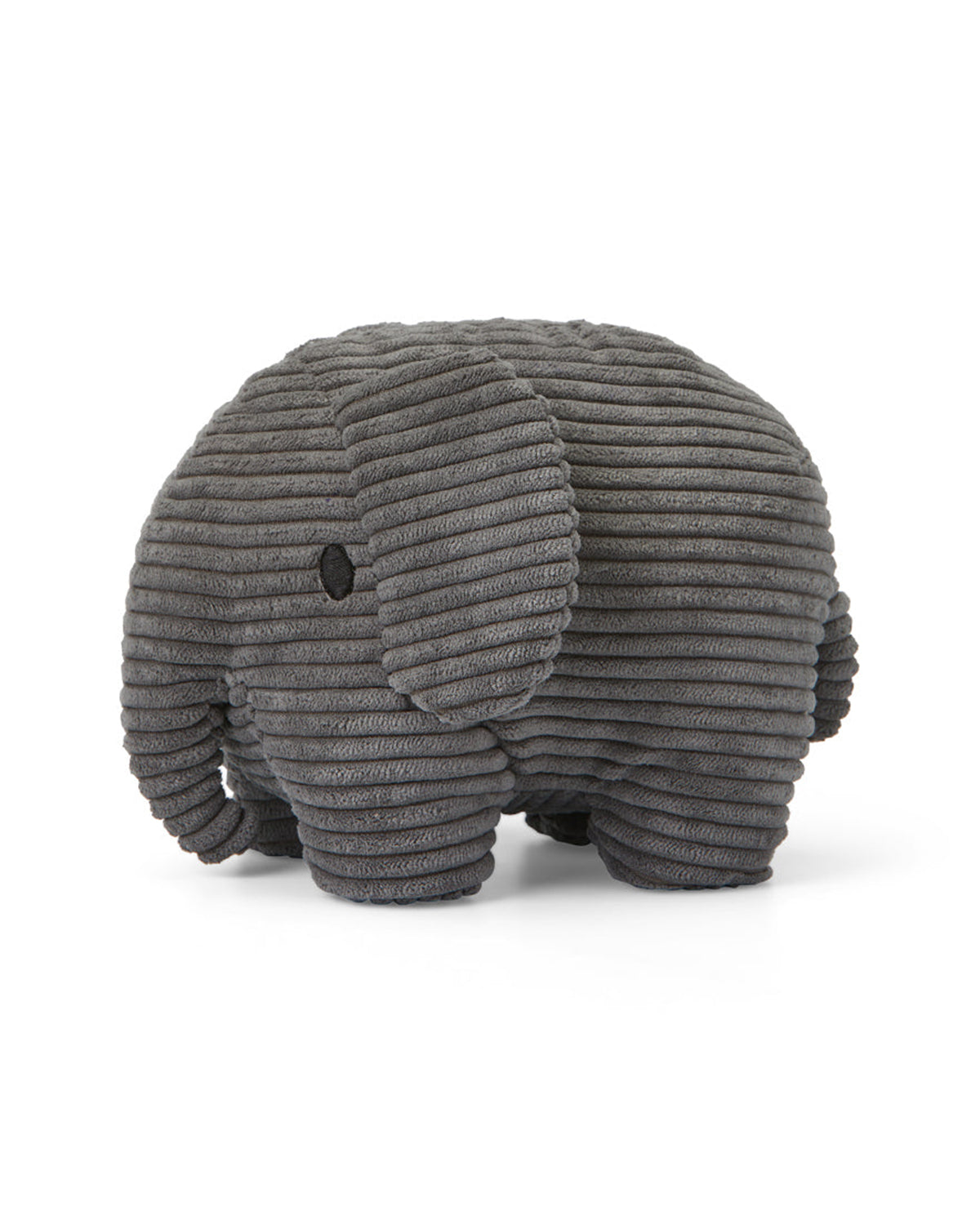 Plush MIFFY ELEPHANT Corduroy Grey 9"