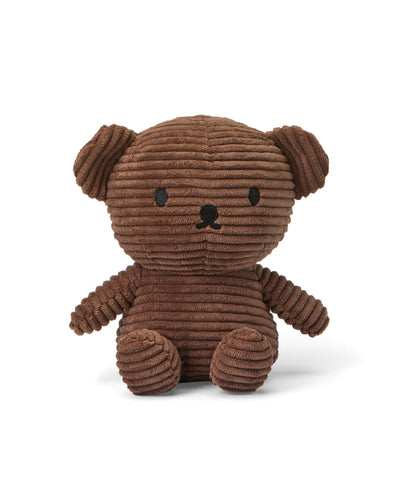 Plush MIFFY BORIS BEAR ECO Corduroy Brown 7"