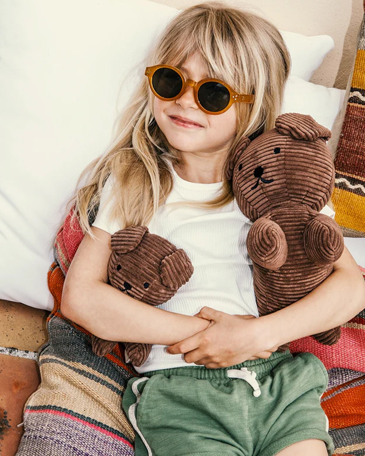 Plush SNUFFY ECO Corduroy Brown 8"