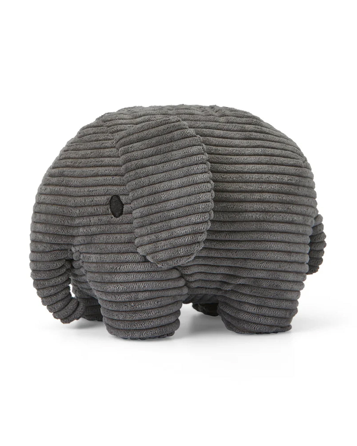 Plush MIFFY ELEPHANT ECO Corduroy Grey 9"