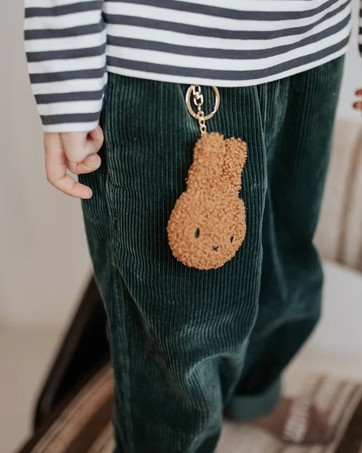 Keychain Miffy Flat ECO Tiny Teddy Cinnamon 4''