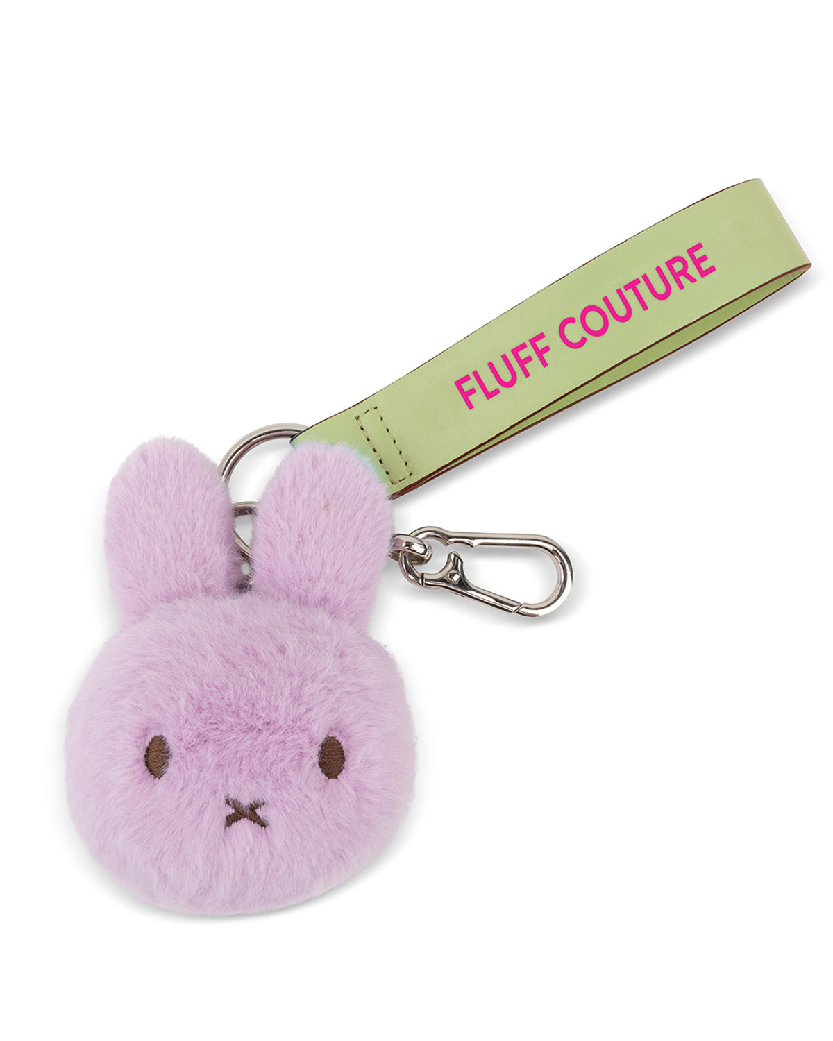 Bag Charm Plush MIFFY FUZZY ECO Lilac 4.5"