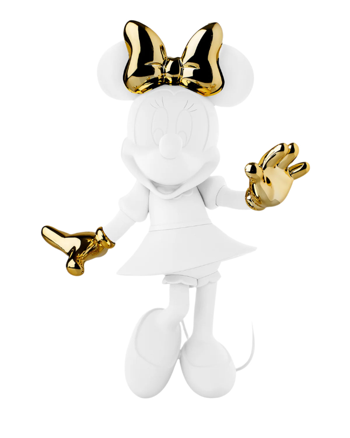 Minnie Welcome LD Studio White & Gold 12