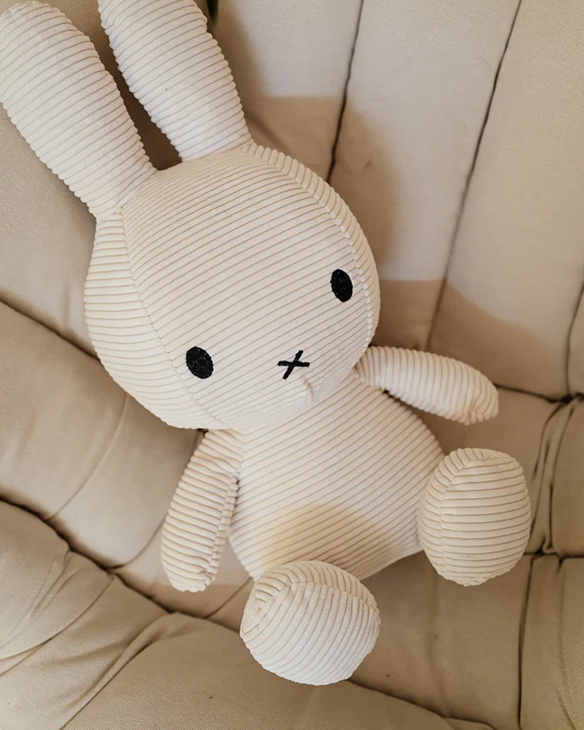 Plush Miffy ECO Fuzzy Offwhite 7"