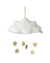 Plush CLOUD Corduroy White with stars 13"