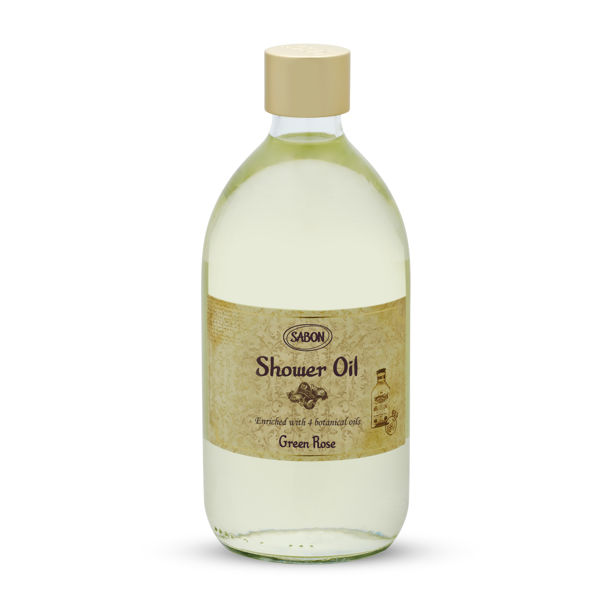 Shower Oil Green Rose 17.5 oz (500mL)