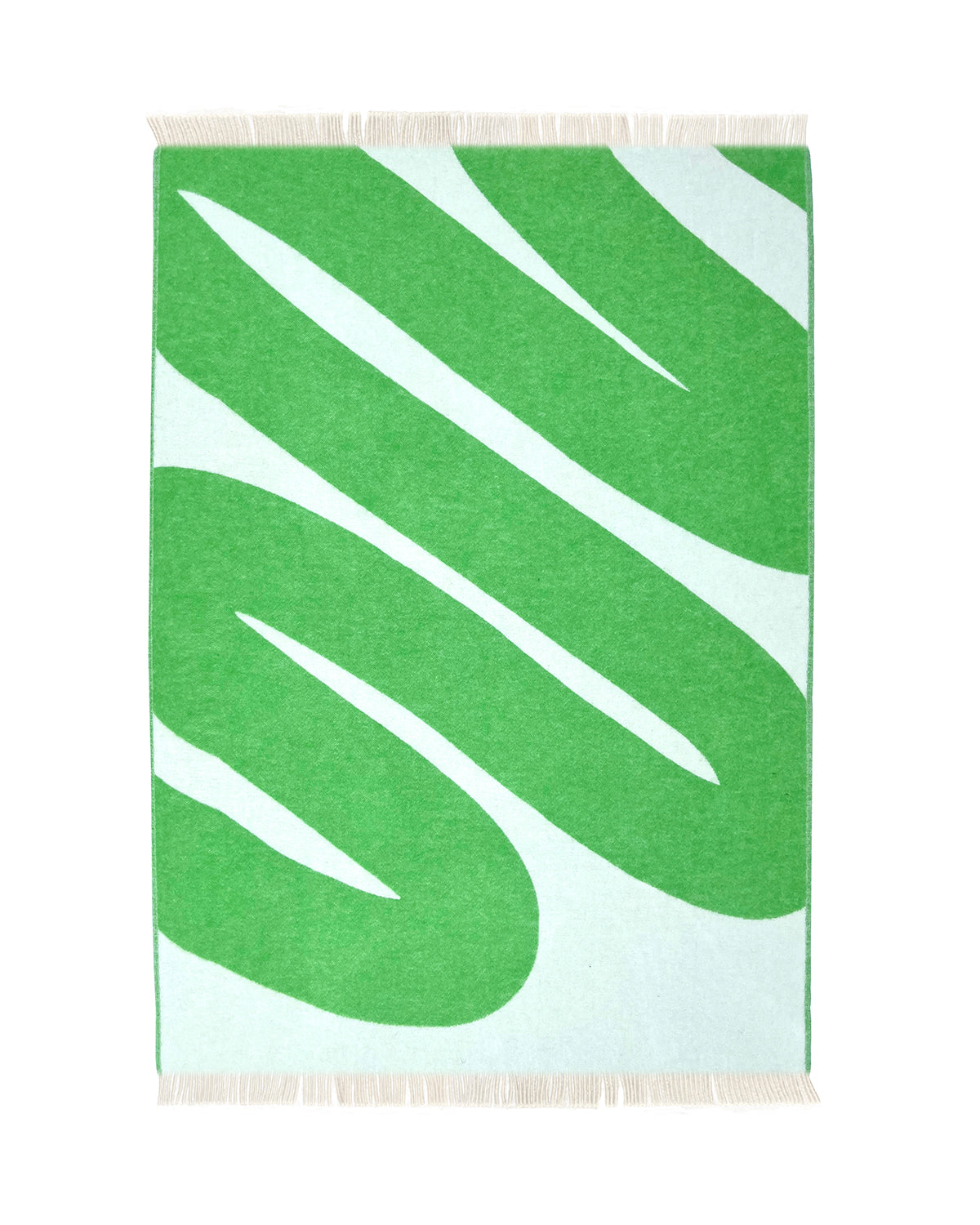 Blanket SWIRL White / Apple 4.25 x 6.5ft