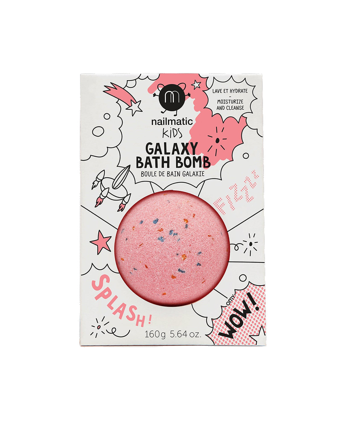 Nailmatic Bath Bomb for Kids RED PLANET