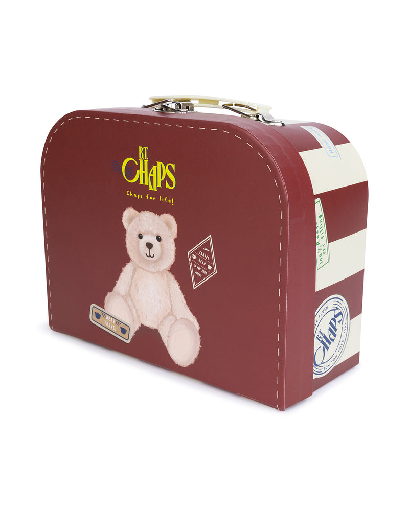 Plush BT CHAPS Frederick the Traveller Bear in Giftbox 7"