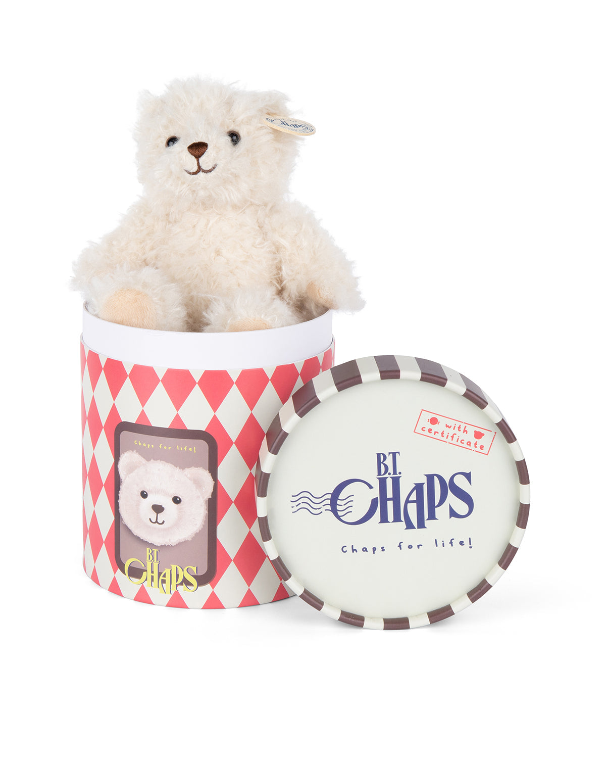 Plush BT CHAPS WALTER THE MINI BEAR in Giftbox 4.5"
