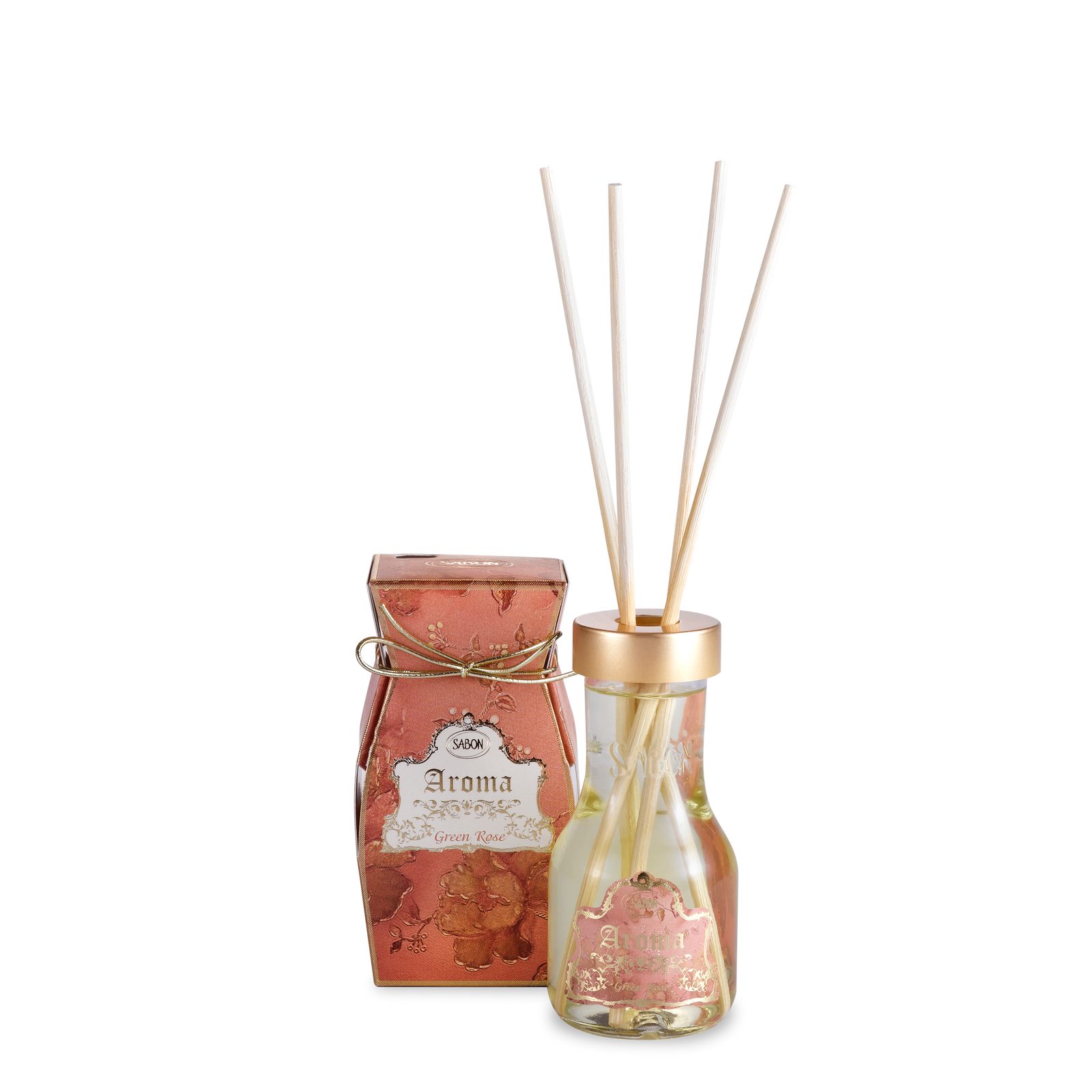 Mini Aroma Reed Diffuser Green Rose 100mL