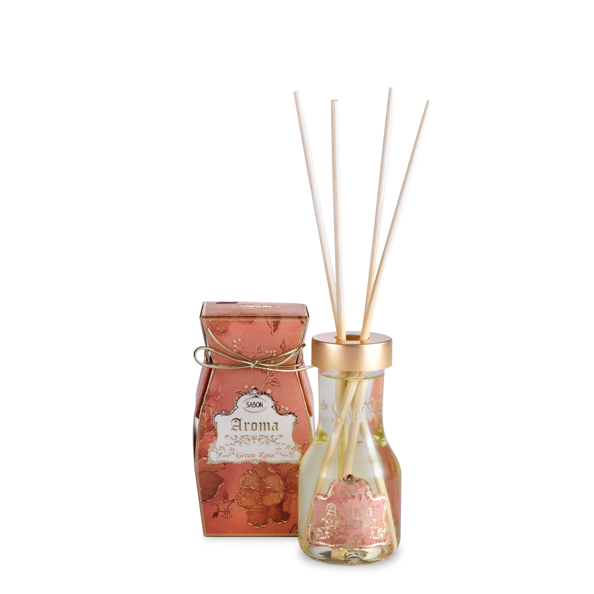 Mini Aroma Reed Diffuser Green Rose 100mL