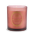 Glass Candle Green Rose Large