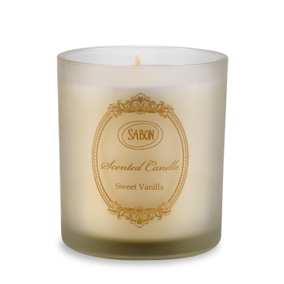 Glass Candle Sweet Vanilla