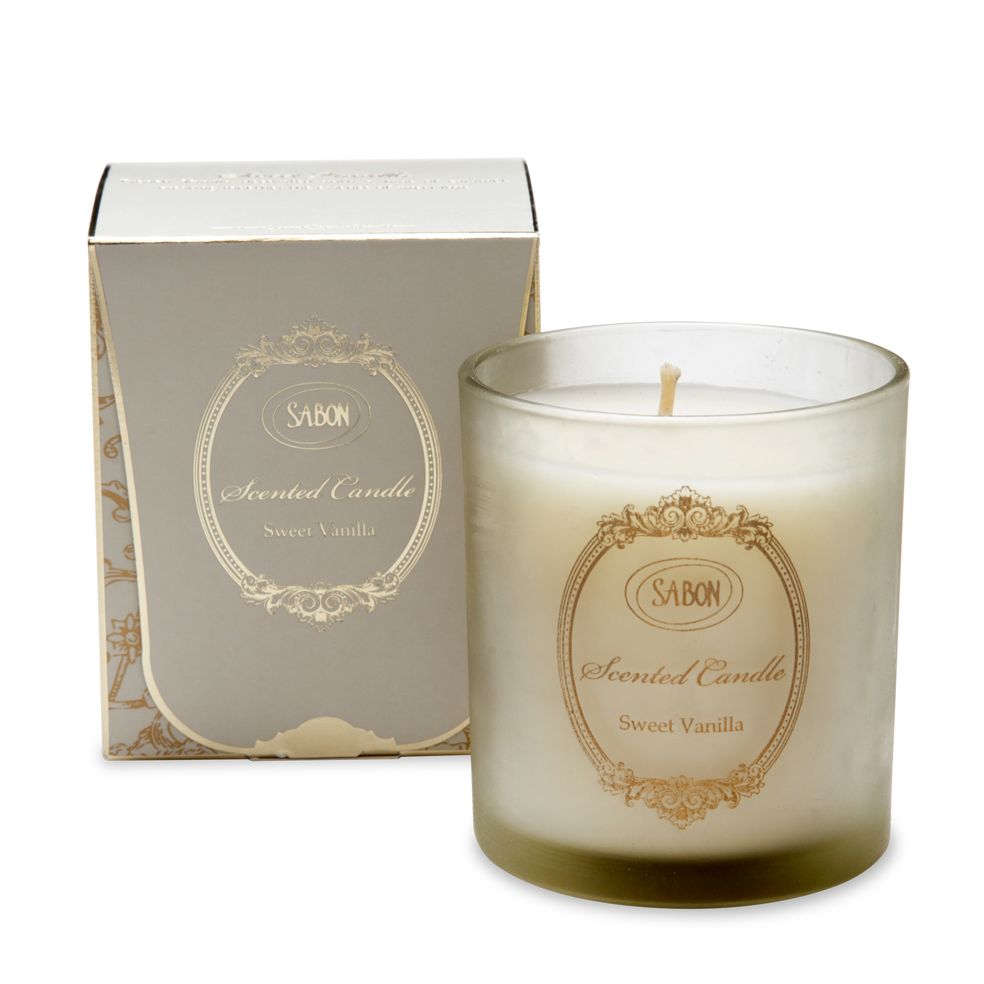 Glass Candle Sweet Vanilla