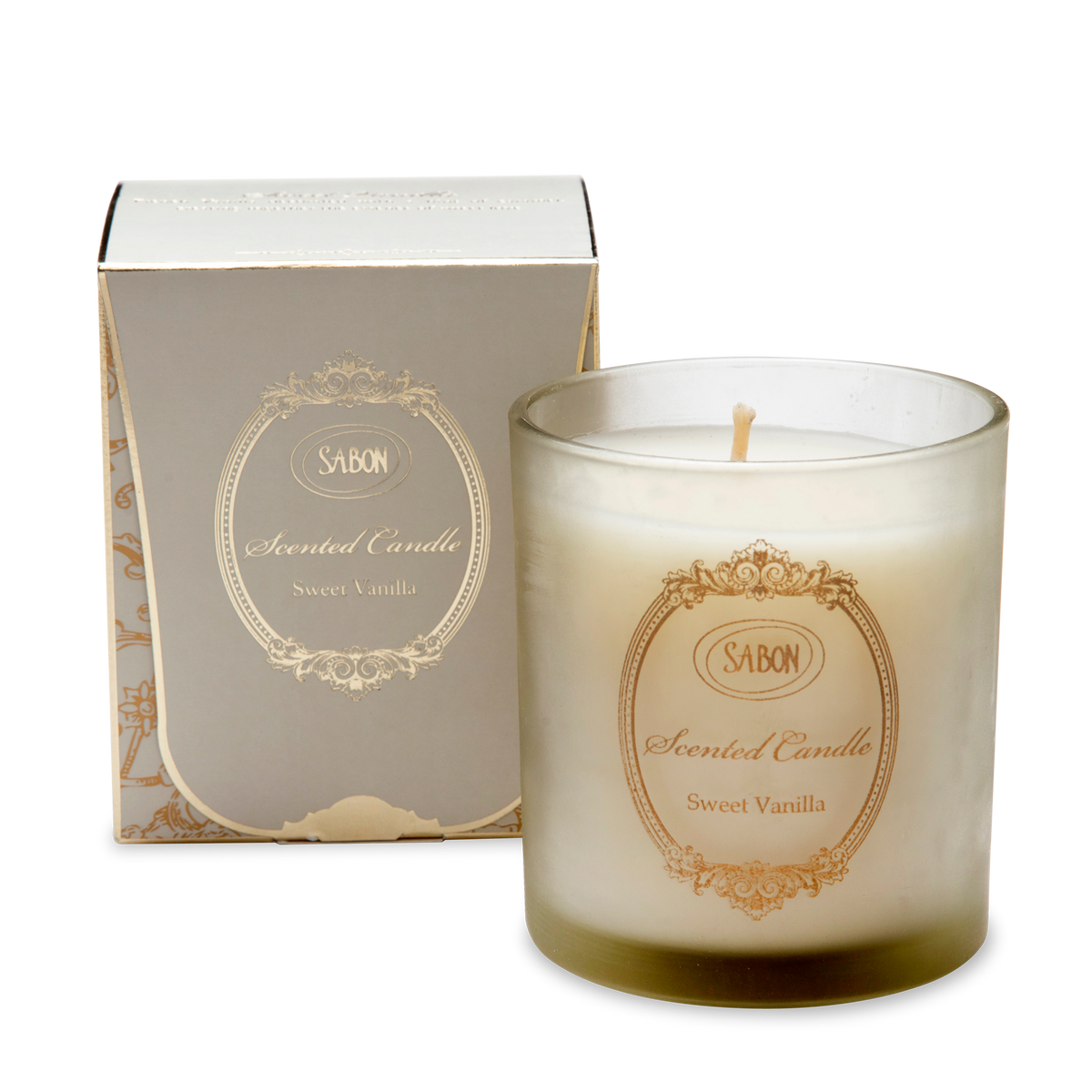 Glass Candle Sweet Vanilla