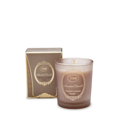 Mini Glass Candle Patchouli Lavender Vanilla