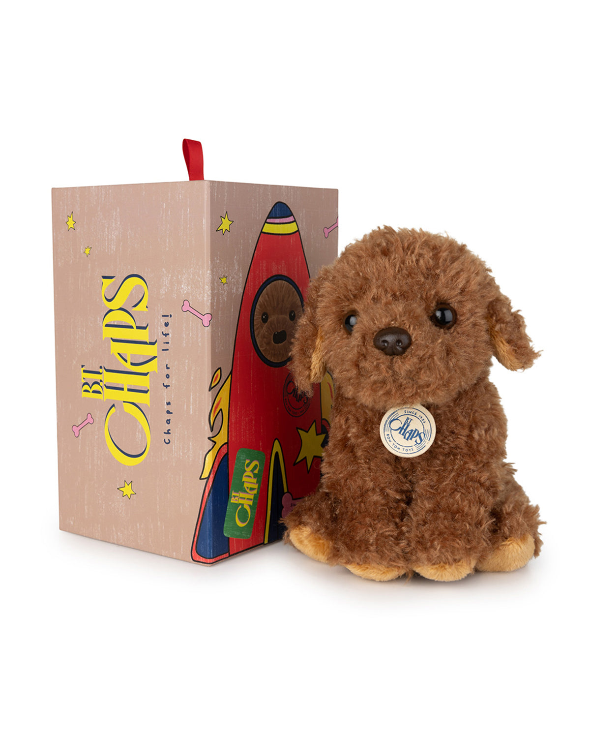 Plush BT CHAPS Stacy the Labradoodle in giftbox 7"