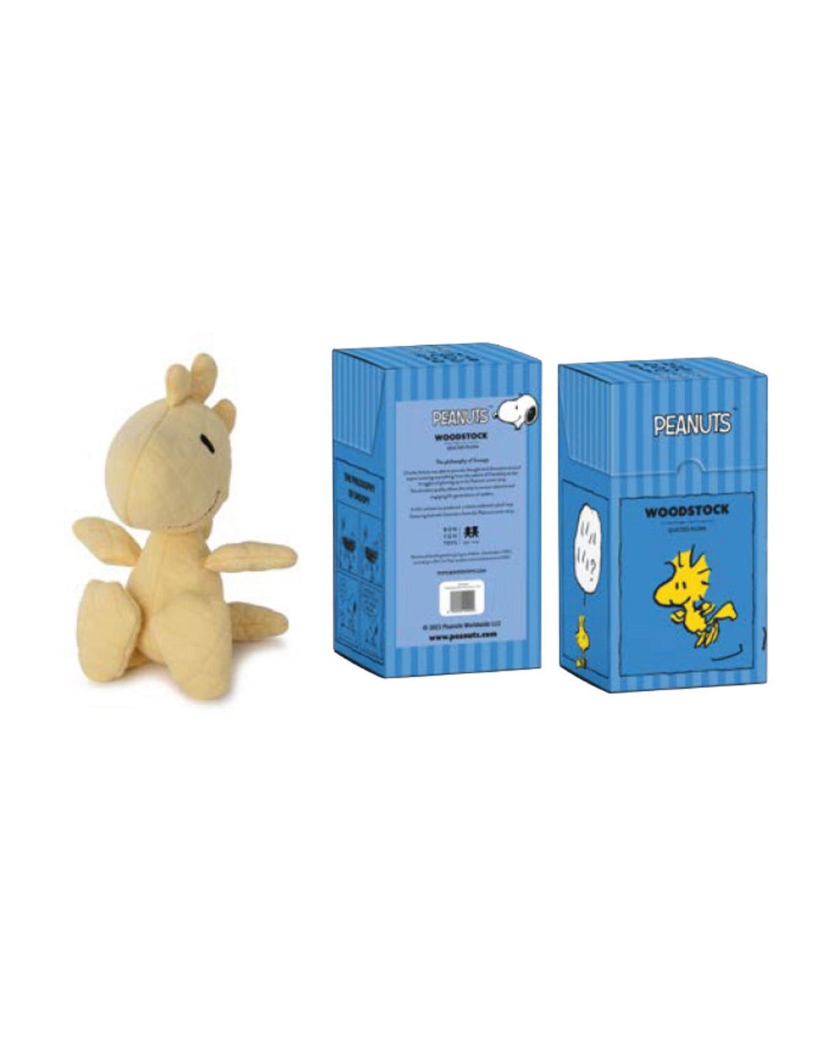 Plush PEANUTS WOODSTOCK Quilted Jersey Yellow in Giftbox 6