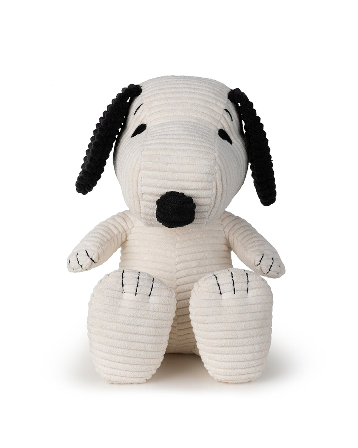 Plush PEANUTS SNOOPY ECO Corduroy Cream in Giftbox 11