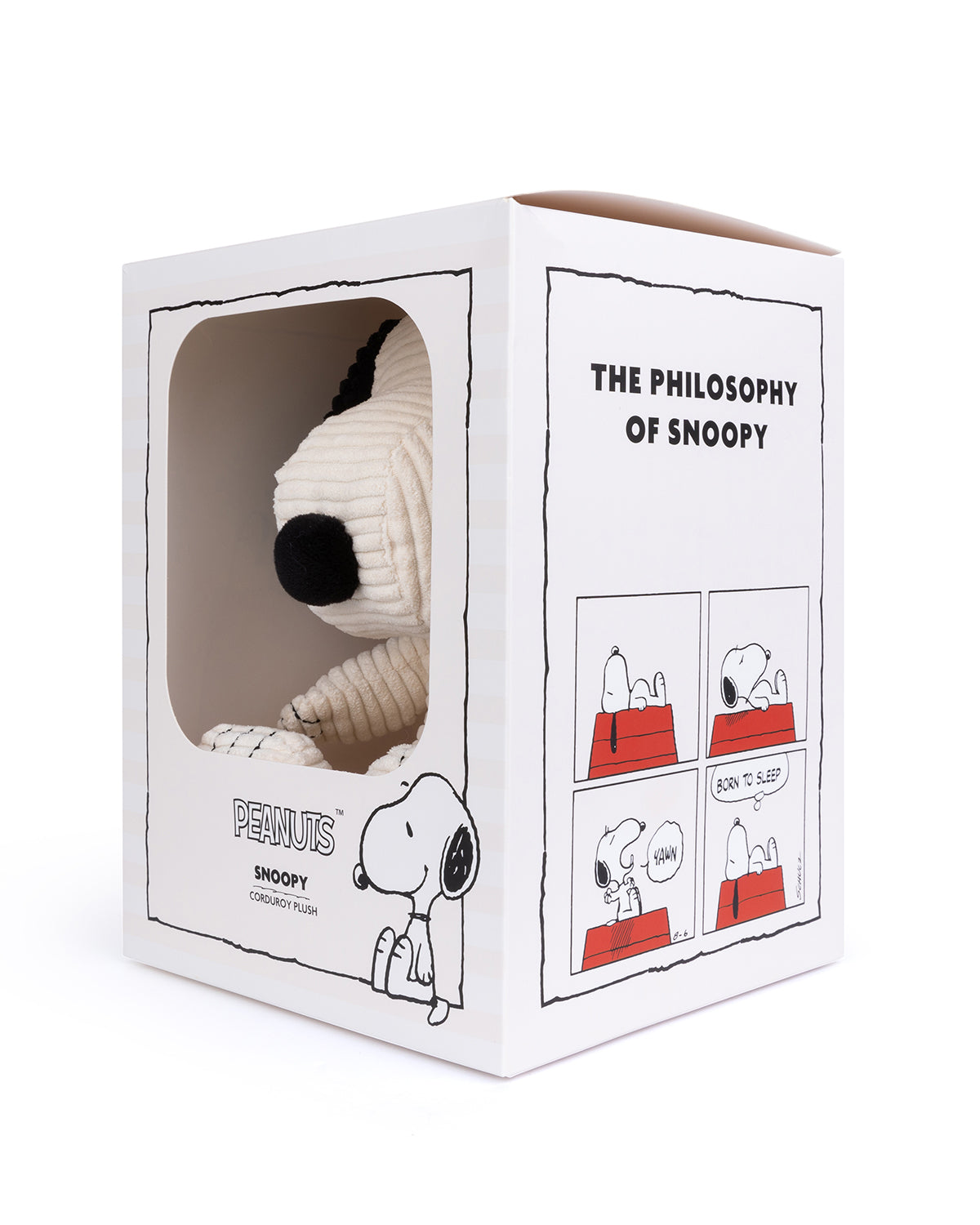 Plush PEANUTS SNOOPY ECO Corduroy Cream in Giftbox 11