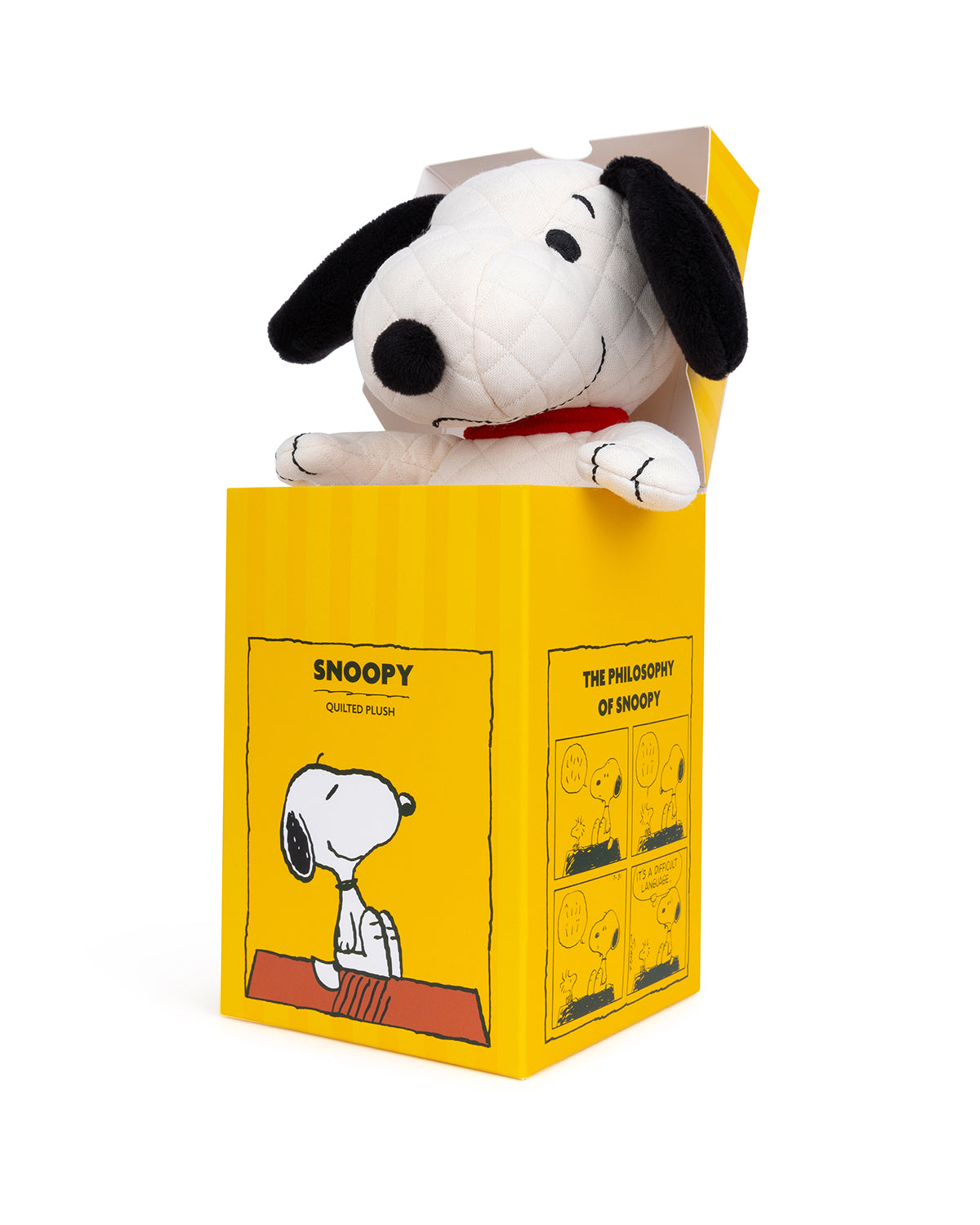 Plush PEANUTS SNOOPY Quilted Jersey Cream in Giftbox 7