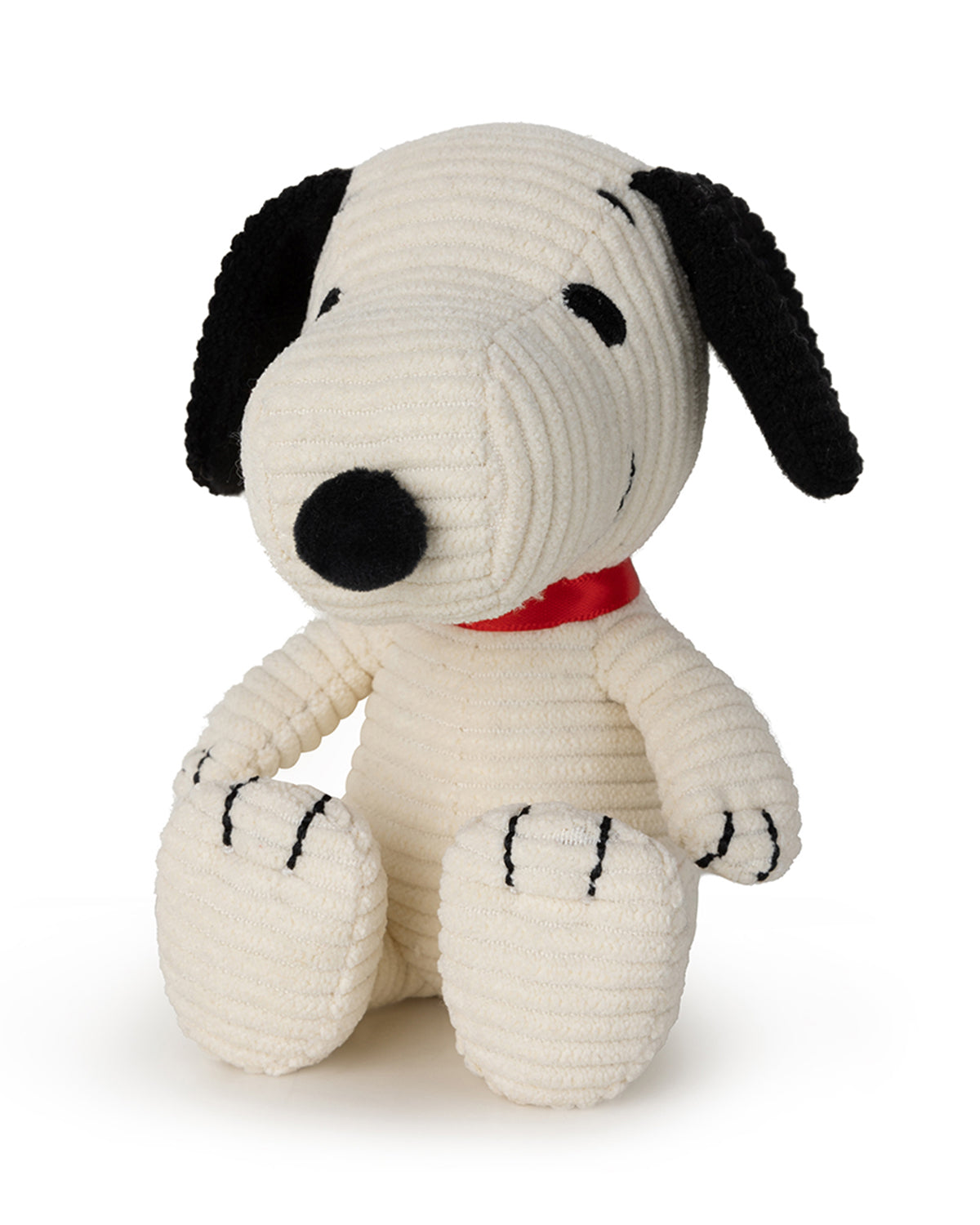 Plush PEANUTS SNOOPY Sitting Corduroy Cream in Display box 5